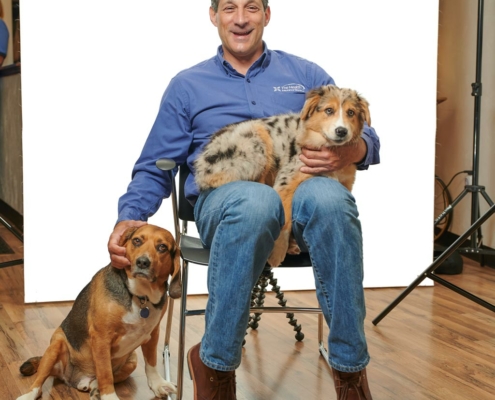 Aaron Zolbrod with Pets