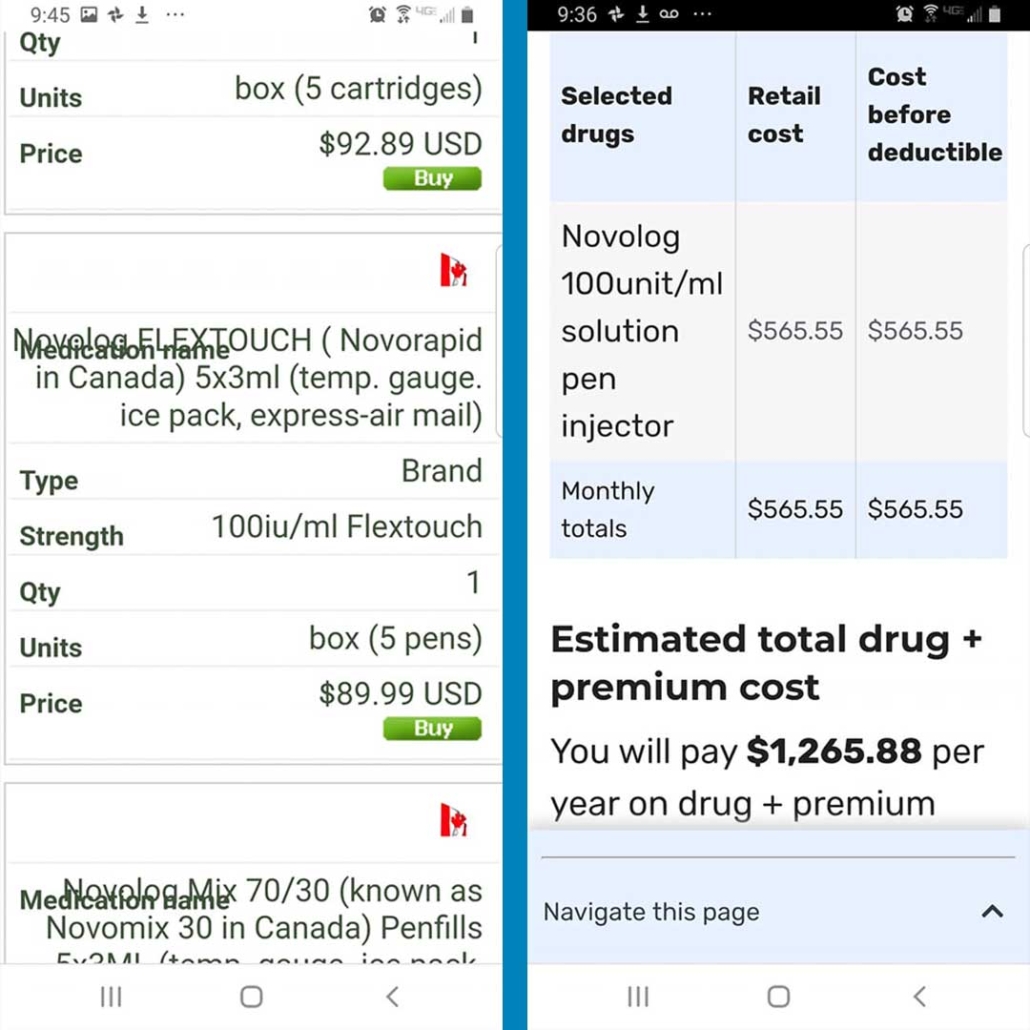 Prescription Drug Prices in Canada and America